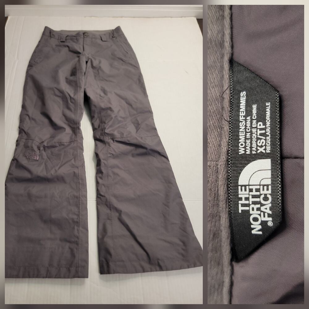 The North Face Snow Pants Women's SZ XS Dry Vent Insulated Waterproof Gray
